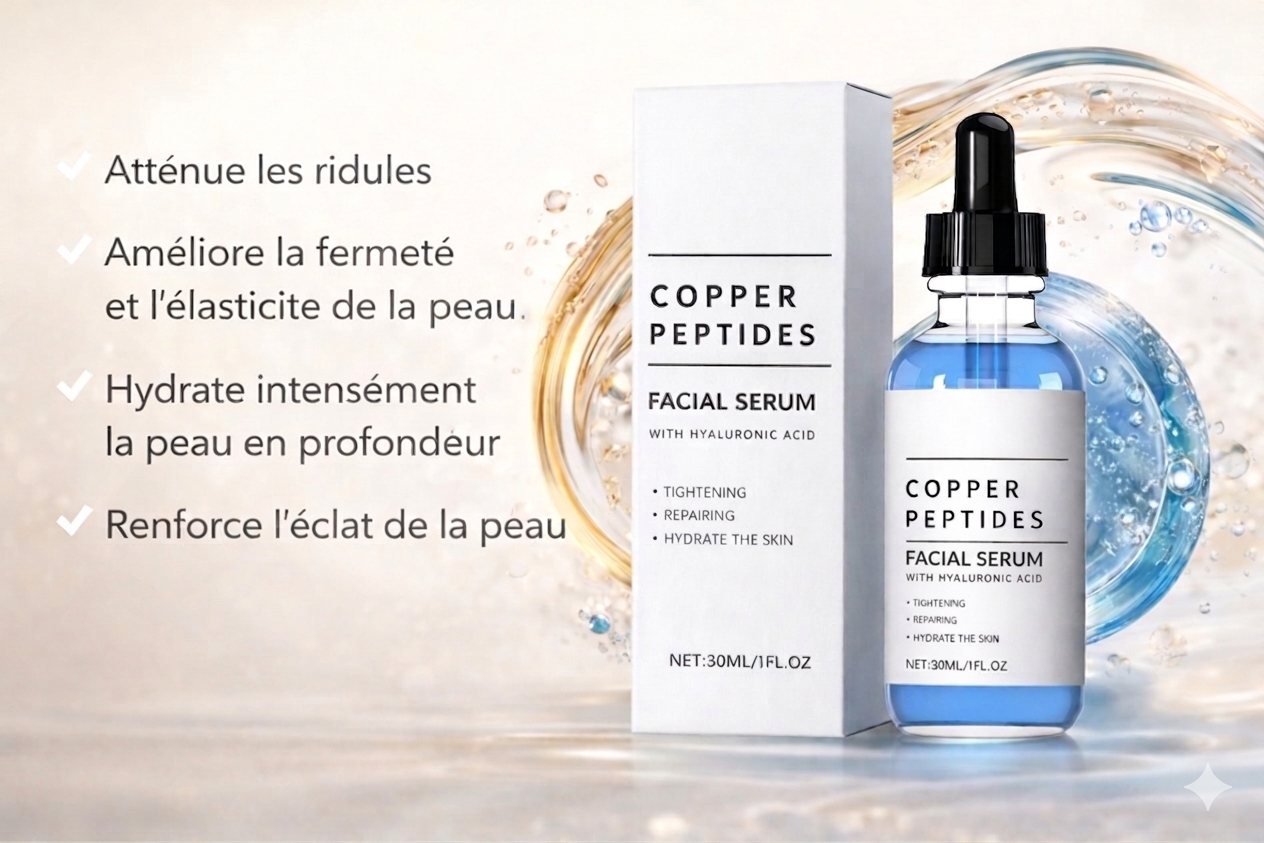 Sérum peptides de cuivre