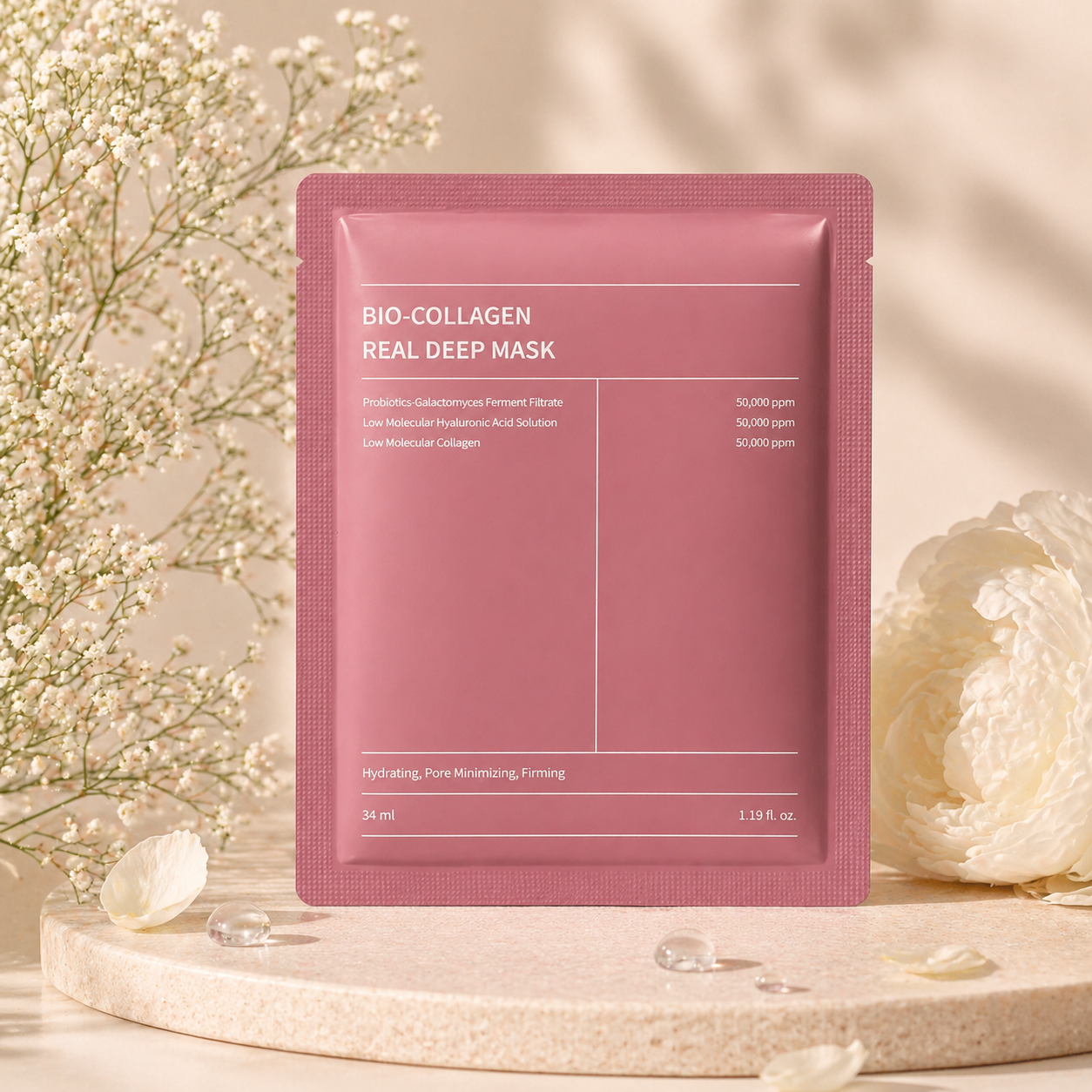 Masque Miracle Hydratation Profonde – Peau Lisse, Ferme & Éclat Instantané